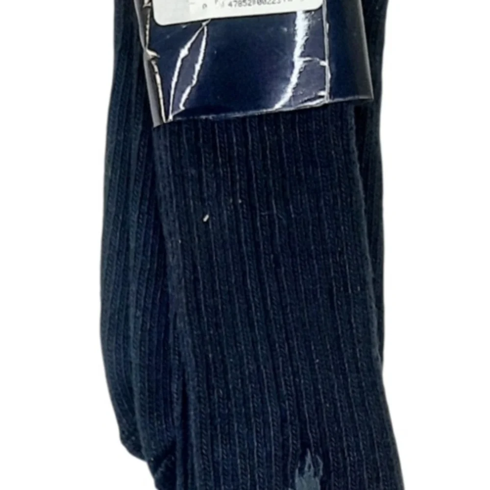 Mens Polo Ralph Lauren Ribbed Crew Socks. Black Size XL